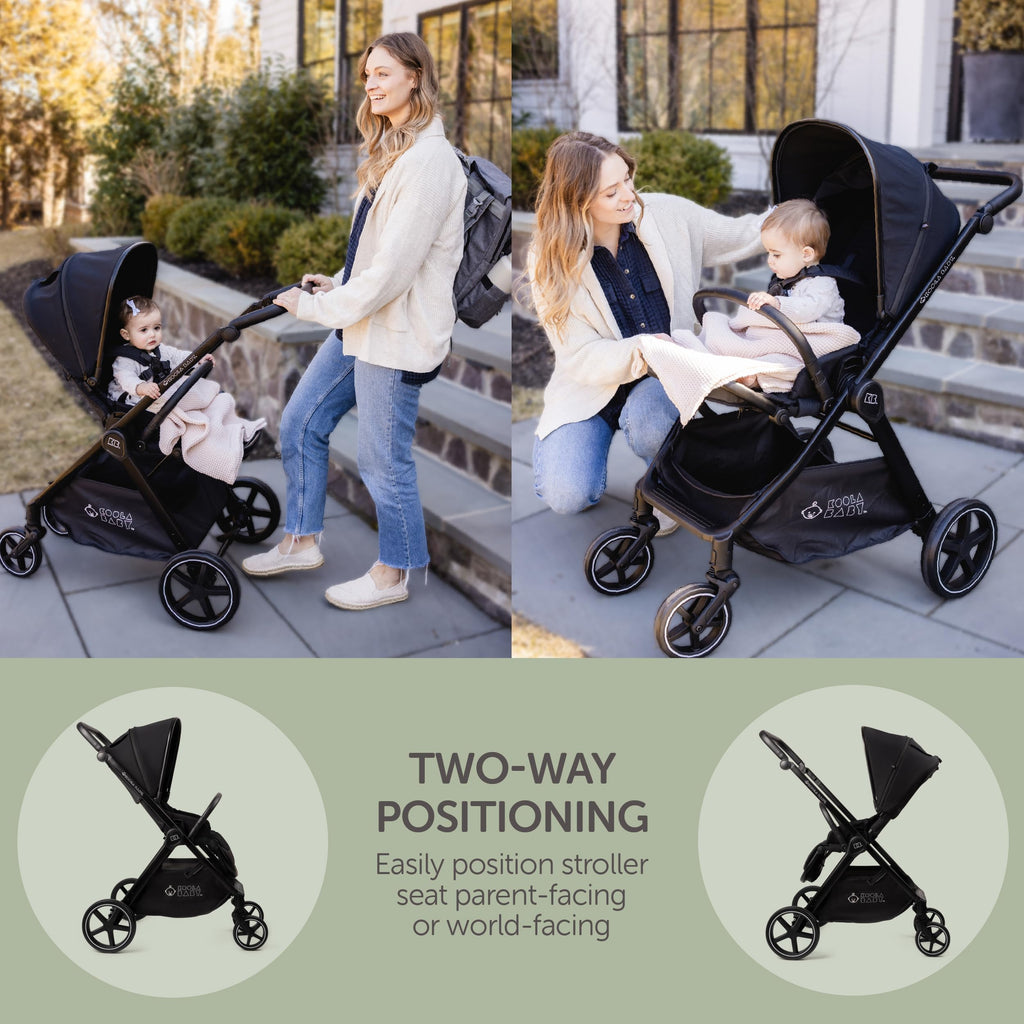 Reversible Foldable Baby Stroller I980