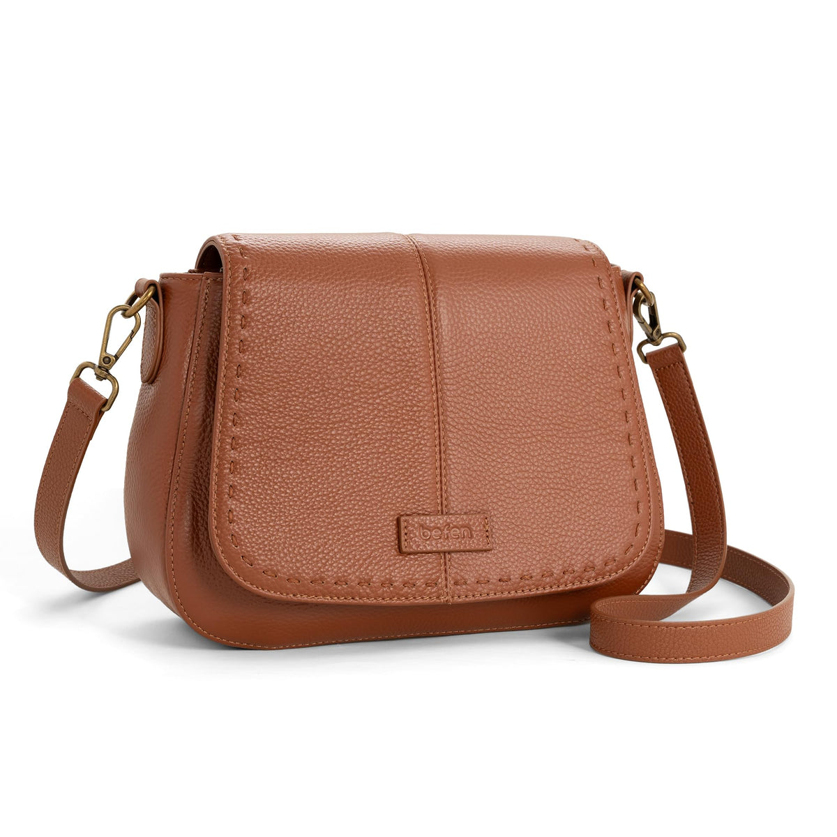 Genuine Leather RFID Blocking Crossbody Bag D198