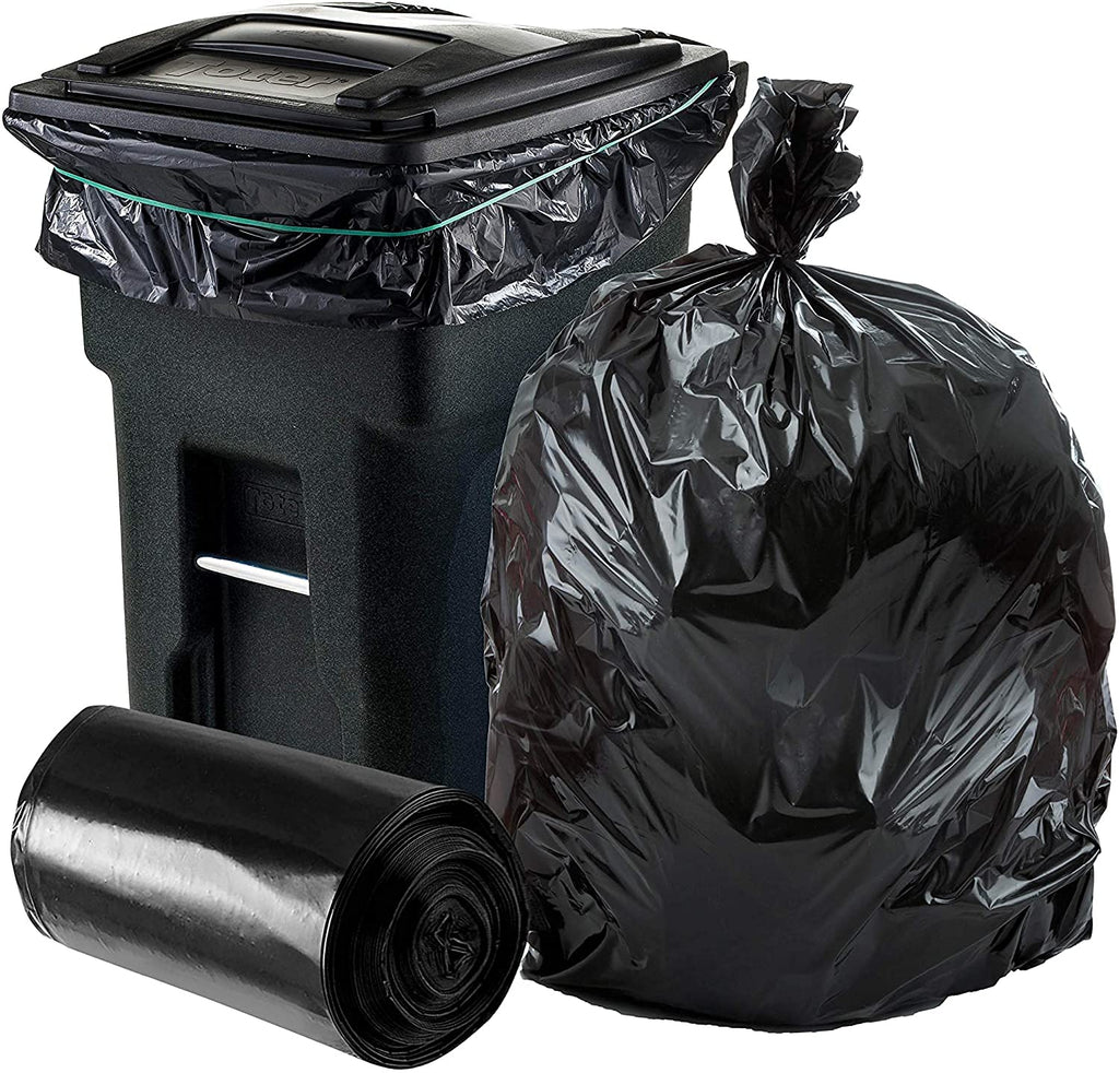 32 Gallon Heavy Duty Black Trash Bags 50 Count Q4910