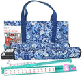 American Mahjong Set with 166 White Tiles and 4 Racks I19168