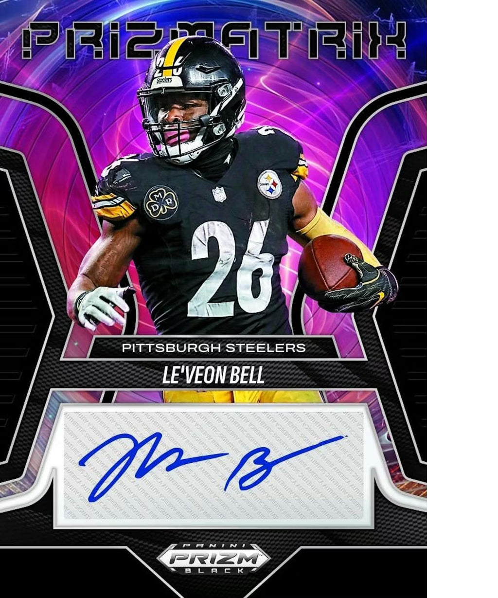 2025 Panini Prizm Black Football Trading Card Box W478477