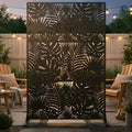 72in Laser Cut Steel Privacy Screen S835206
