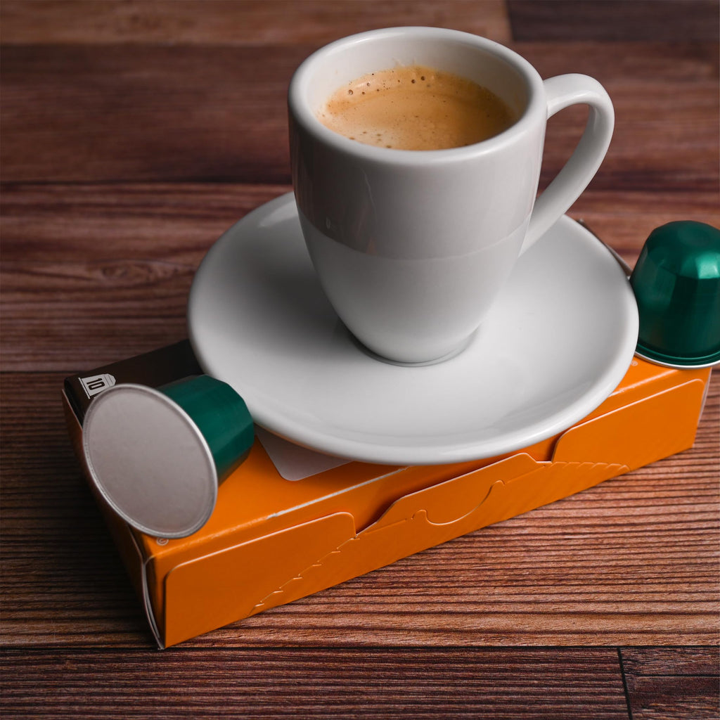 Organic Espresso Capsules for Nespresso OriginalLine, 120 Aluminum Capsules D25114