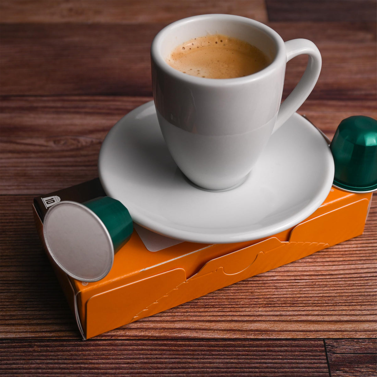 Organic Espresso Capsules for Nespresso OriginalLine, 120 Aluminum Capsules D25114