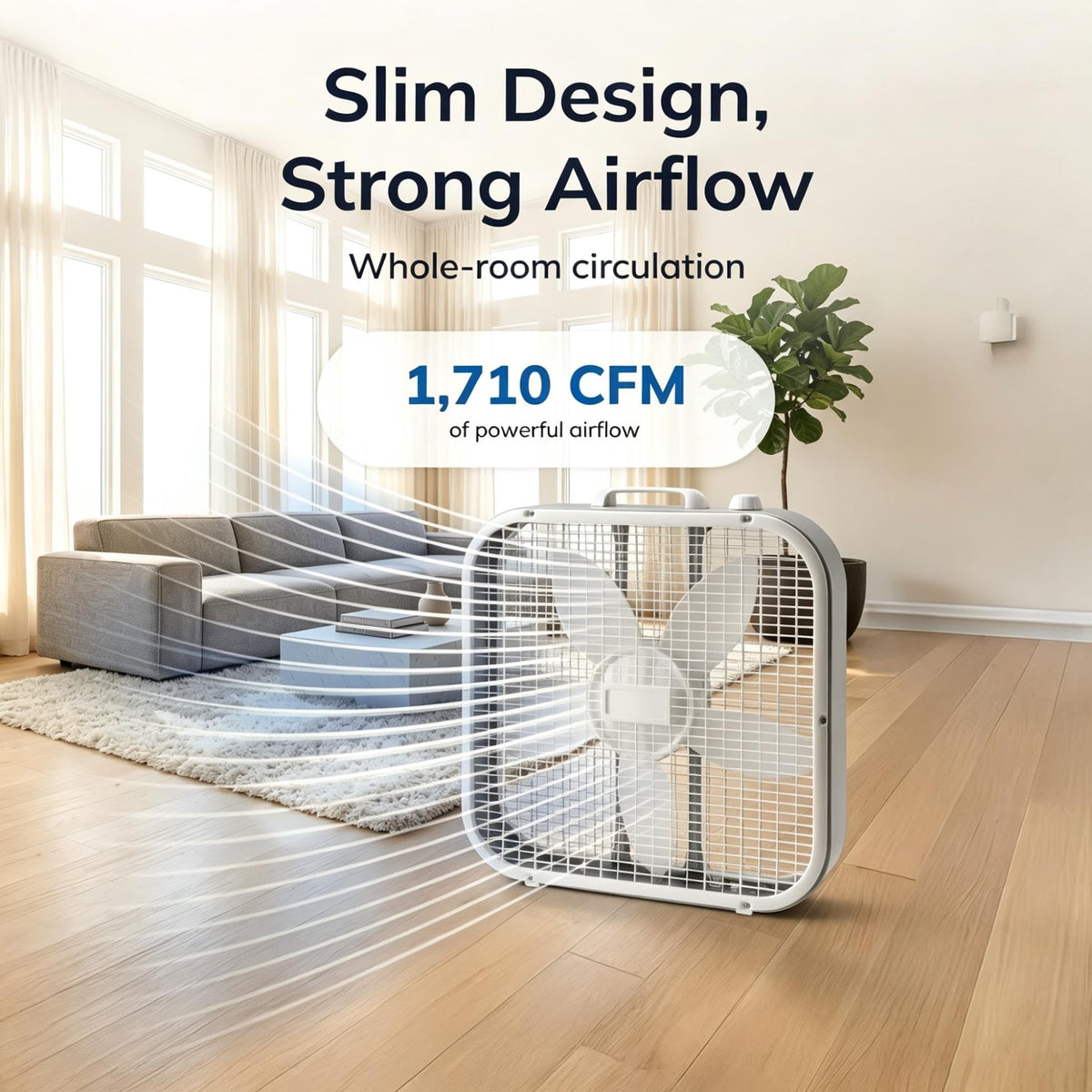 20" 3-Speed Weather-Resistant Box Fan F5352