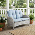 2 Seater Rattan Wicker Outdoor Sofa J6216