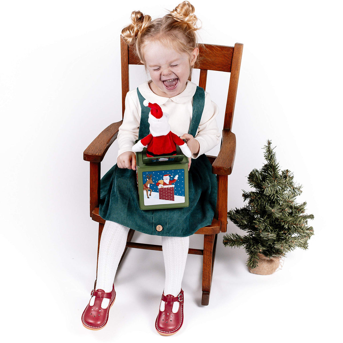 Plush Santa Claus Jack in The Box Toy C4020