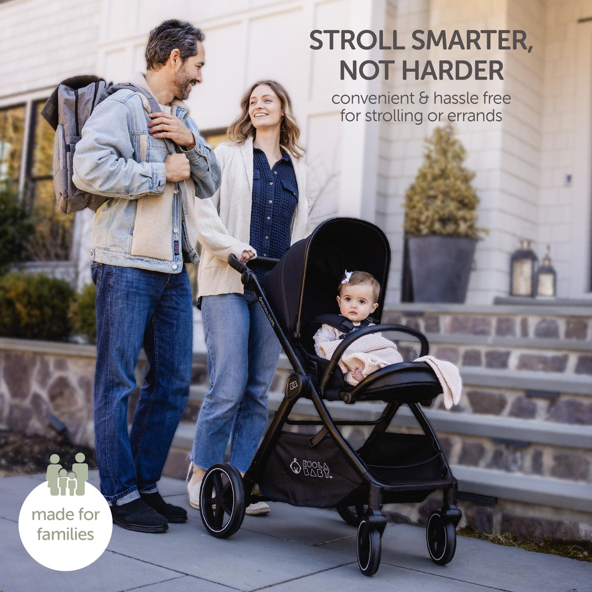Reversible Foldable Baby Stroller I980